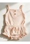Baby Girl Summer 2-Piece Badi Set with Straps and Ribbons - 2