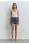 Cherry 90S Misty Dark Jean Shorts 1410022-89732 - 3