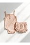 Baby Girl Summer 2-Piece Badi Set with Straps and Ribbons - 3