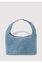 Logo Detailed Denim Handbag 1912061-22189 - 5