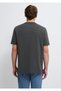 Pocket Detail Green Basic T-Shirt Loose Fit / Comfortable Cut 066248-71553 - 5