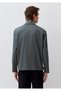 Long Sleeve Green Polo T-Shirt Loose Fit / Relaxed Fit 0612862-71598 - 3