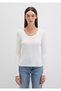 2-Pack Long Sleeve Basic T-Shirt Fitted / Bodycon Fit 1613519-90891 - 6
