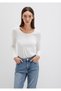 2-Pack Long Sleeve Basic T-Shirt Fitted / Bodycon Fit 1613519-90891 - 3
