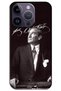 Apple iPhone 15 Pro Max Compatible Case Featuring Mustafa Kemal Atatürk (Printed)