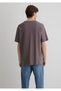 Always Printed Purple T-Shirt Loose Fit / Loose Relaxed Cut 0612722-86683 - 4