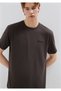 Dark Brown Men's T-Shirt M0612733-70219 - 3