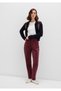 Laura Burgundy Velvet Trousers101153-85728 - 3