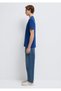 Miav Printed Navy Blue T-Shirt Regular Fit / Normal Cut 067153-70722 - 4