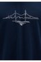 Istanbul Printed Navy Blue T-Shirt Loose Fit / Loose Relaxed Fit0611881-70490 - 6