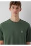 Seal Logo Embroidered Green T-Shirt Loose Fit / Loose Relaxed Fit067074-81570 - 6