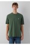 Seal Logo Embroidered Green T-Shirt Loose Fit / Loose Relaxed Fit067074-81570 - 3