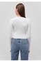 2-Pack Long Sleeve Crop Basic T-Shirt Fitted / Body-Hugging Cut 1613021-88467 - 8