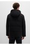 Hooded Black Puffer Jacket 0110211 -900 - 4