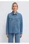 Bekka Classic Denim Indigo Blue Jean Shirt Boyfriend 1211000-89250 - 4