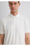 White Polo T-Shirt Regular Fit / Regular Fit 0612011 -70057 - 5