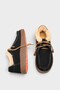 Daffi Genuine Nubuck Leather Comfortable Women's Loafer Shoes with Wooden Accessories - 3