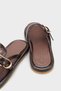 Bobbie Mesh Flat Heeled Women's Sabo Slippers - 4