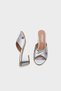 Taya Medium Heeled Cross Strap Women's Slippers - 4