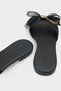 Daniella Flat Heeled Women's Slippers with Satin Bow and Blunt Toe - 5