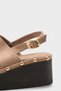 Alyce Suede Troc Detailed Wedge Heel Daily Women's Slippers - 5