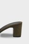 Nady Medium Heeled Single Strap Women's Slippers with Stone Accessories - 5