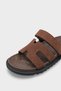 Alicia Flat Heeled Velcro Comfort Women's Shoes Slipper - 3