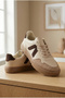 Lianna V Detailed Lace-Up Casual Sports Women's Sneaker Shoes