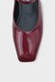 Nickie Buckle-Strapped Blunt-Toe Flat Heeled Casual Women's Ballerinas - 2