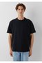 Black T-Shirt with Pocket Detail Loose Fit / Loose Relaxed Fit 066248 -900 - 3