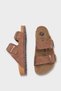 Double Banded Buckle Women's Slippers - 3