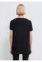 V-Neck Black Basic Viscous T-Shirt Loose Fit / Loose Relaxed Fit 166775 -900 - 6