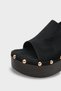 Alyce Suede Troc Detailed Wedge Heel Daily Women's Slippers - 4