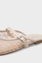 Avie Lace Mesh Embroidered Women's Ballerina Slippers - 4