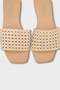 Faina Women's Flat Heeled Slippers with Stoned Closed Toe - 3