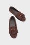 Veronique Tasseled Soft Women's Loafers Shoes with Wooden Accessories - 5