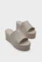 Marry Platform Straw Suede Women's Slippers