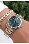 Original New Season Green Dial Women's Wristwatch – |   Bracelet with Gift |   2 Years Warranty