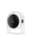 FN03 Smart Digital Display Desktop Fan, 5-Speed Rechargeable Turbo Air Circulator with Type-C - Transparent White
