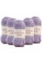 (5 Pieces) Sultan Cotton Amigurumi Yarn No:12 Lilac
