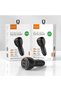CC548 Dual Port Fast Car Charger, USB-C PD and USB-A QC Car Adapter, Smart Auto-ID, 12V-24V for Cars and Trucks, Overheat and Short-Circuit Protection - 3
