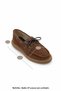 Women's Genuine Leather Lace-Up Loafer Casual Shoes Enita Brown Suede - 8