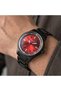 Black Color Red Dial with Calendar 2 Years Warranty Fc03312Tm.04 Men's Wristwatch - 2