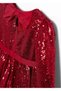 Girl's Sequined Evening Dress Red - 4
