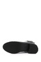 Women's Black Zippered Thick Heeled Genuine Leather Boots - 7