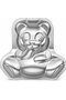 Cake Mold Medium Size with Teddy Bear P3