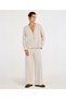 Single Button Collarless Jacket