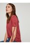 Women's Brown T-Shirt 8YAK16475IK - 2