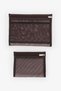 Brown Emma 2-Piece Makeup Bag