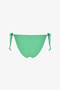 Pastel Green Aida Textured Mid-Waist Bikini Bottom - 5